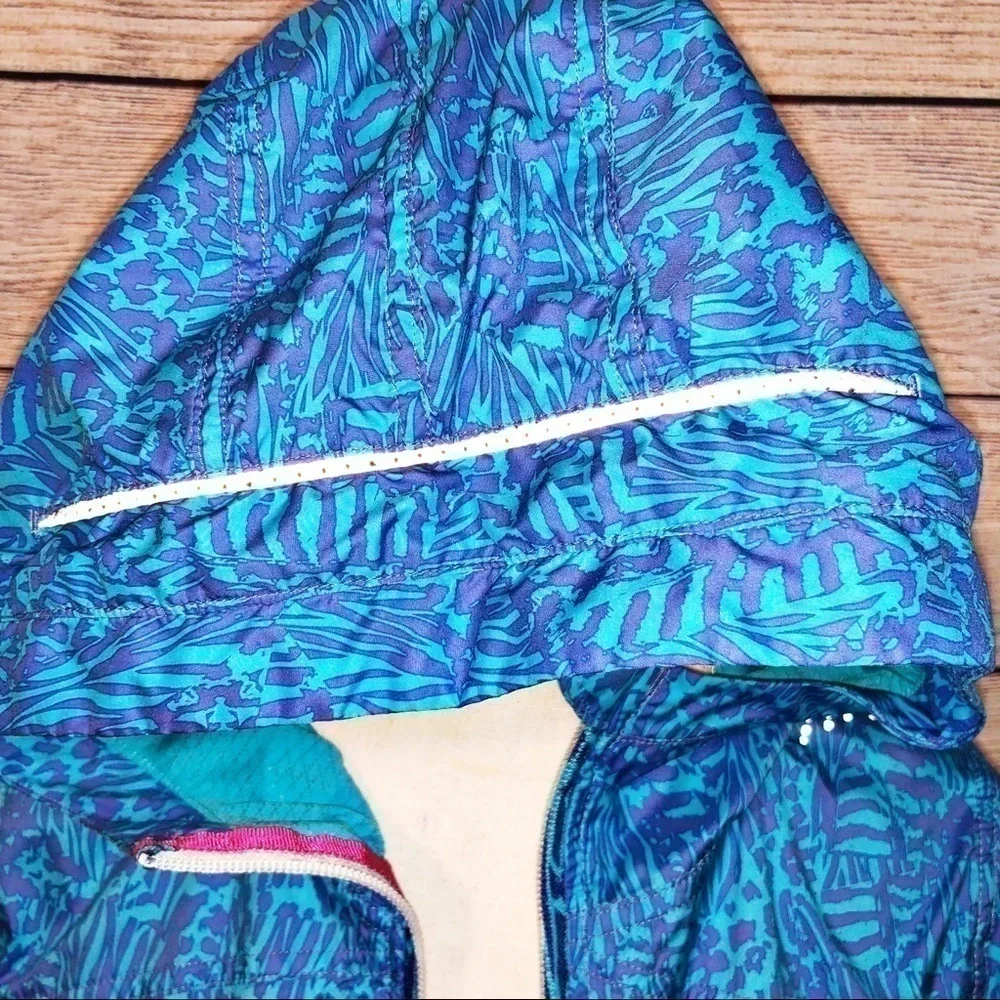 Ivivva Blue Sprint Speed Jacket Size 12